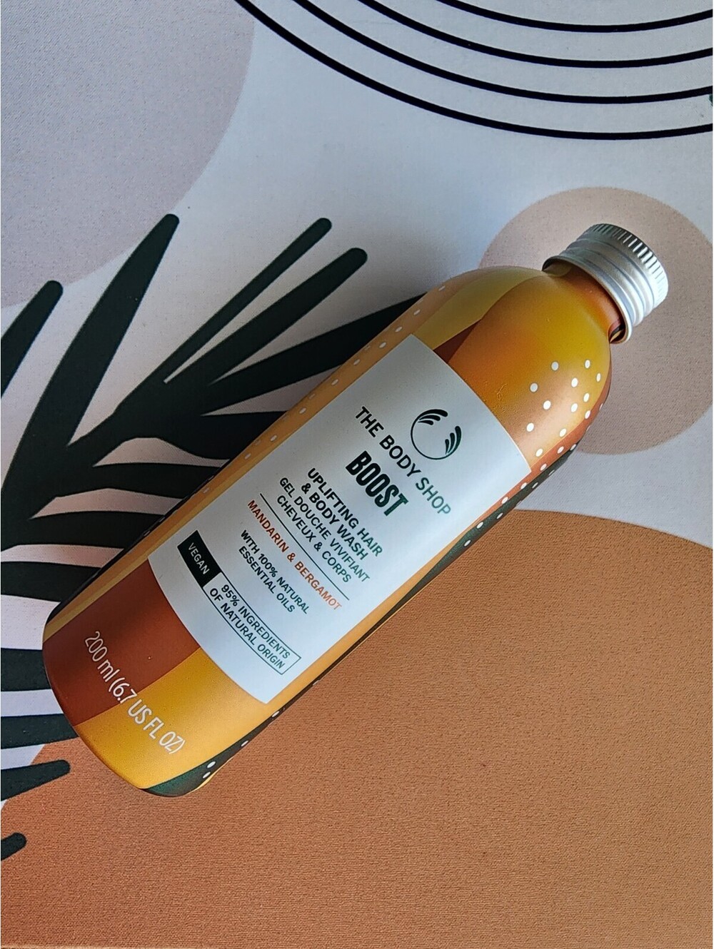 The Body Shop Boost Uplifting Bath & Shower Gel with Mandarin & Bergamot - 200ml